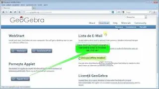 GeoGebra-Descărcarea şi instalarea programului