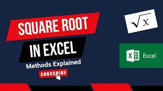 Different methods to find Square Roots in Excel Like a Pro! Excel Hacks for you