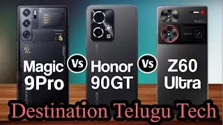 Redmagic 9Pro vs Honor 90GT vs Nubia Z60 Ultra