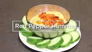 Red Pepper Hummus - Cooking for All Ages