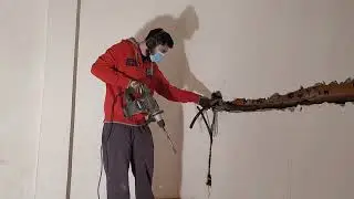 [vlog] Gli interminabili lavori sui muri di casa mia per l'impianto elettrico procedono...forse...