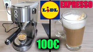 LIDL machine à expresso slim SILVERCREST SSMS 1350 B2 15bar 1350w sans broyeur type DeLonghi EC685M