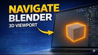 How to Navigate in Blender (3D Viewport Controls for Beginners)