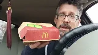 Trying a McRib for the first time
