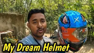 My Dream Helmet AXOR VENOMOUS GLOSSY BLUEKing Unboxing || #sujaytravelingvlogs