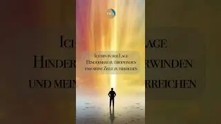 Affirmation -  Hindernisse überwinden #affirmation #ziele #erfolg