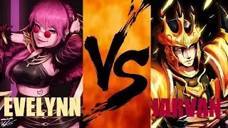 Zoe Isn't So Bad When She's With Us! Season 9 Master Evelynn VS Jarvan Jungle
