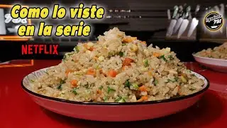 🈸 ARROZ FRITO COREANO: Como sale en la novela.