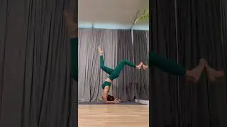 How to do Eka Pada Viparita Dandasana (One Legged Inverted Staff Pose)  #yoga #thailand #how#howto