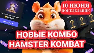 10 июня НОВЫЕ КОМБО КАРТЫ В ХАМСТЕР КОМБАТ | 3 КОМБО КАРТЫ Hamster Kombat | 