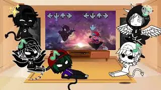 FNF React to Soul bf vs bf Escape