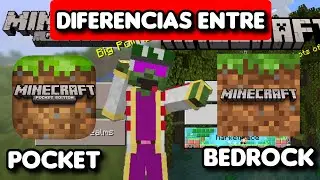 Minecraft Pocket vs Minecraft Bedrock | ✦ Diferencias