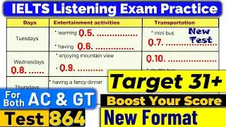IELTS Listening Practice Test 864 with Answers | 25.11.2025