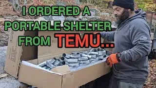 Is it worth it? $269 Temu portable storage shelter carport assembly. 12 x 20 10' tall roundtop.