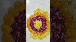 flower rangoli designs easy for diwali || rangoli designs beautiful