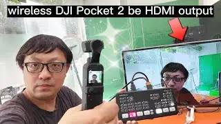 Wireless DJI Pocket 2 / MEVO Start connect to atem mini pro | turn wireless into HDMI