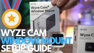 Wyze Cam V3 Window Mount - Easy Setup Guide. All Steps