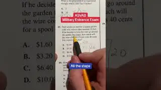ASVAB Arithmetic Reasoning #25 Question Walk Through