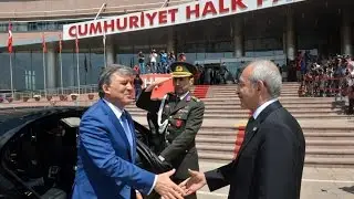 Cumhurbaşkanı Gül, CHP Genel Başkanı Kemal Kılıçdaroğlu'na veda ziyaretinde bulundu-06.08.2014