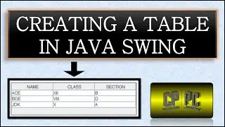 BlueJ | Creating a table in Java Swing | Transistor World