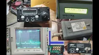 uSDX+ | 8 Band SDR | SSB/CW QRP All Mode HAM Transceiver |  Output Spectrum measurement | Tek 495P