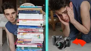 HO DISTRUTTO LA TELECAMERA?! - Torre di libri scolastici