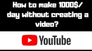 #earnmoney #fromyoutube #easily How to earn money from YouTube without recording a video