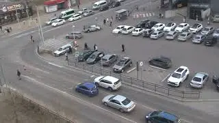ГОРОД УЛАН-УДЭ (БУРЯТИЯ). ПЕРЕКРЁСТОК КРАСНОФЛОТСКАЯ-ШУМЯЦКОГО.