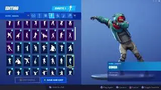 GROWLER SKIN SHOWCASE WITH ALL FORTNITE DANCES & EMOTES