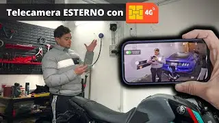 TELECAMERA ESTERNA con SIM senza wi-fi❗ Funziona anche con ILIAD