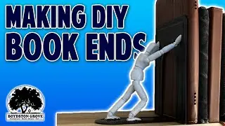 How To Make DIY Bookends // Easy Craft Idea!!