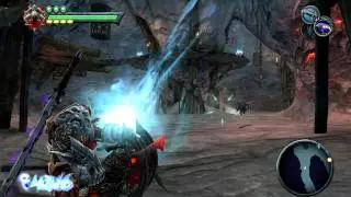 Darksiders Всадник уничтожает врагов крутой пушкой