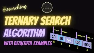 Ternary Search Algorithm with Examples | At A Glance! | 
