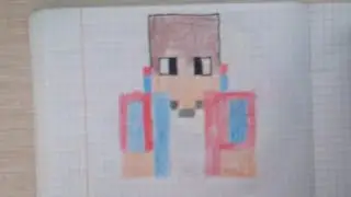 как рисовать компота из Minecraft по клеточкам