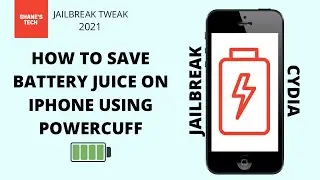 How to Save Battery Juice on iPhone using POWERCUFF tweak | Jailbreak Required