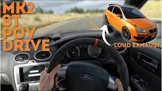 Mk2 Focus St225 / XR5 Turbo POV Drive with Loud Exhaust and Turbo Noises! Last drive before Stage 1