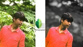 Dark Tone Effect easy tutorial (Background Blur) | Snapspeed | Lightroom