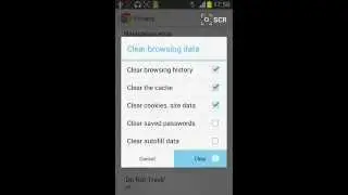 How to clear Cache, Browsing data and Cookies from Android Chrome browser