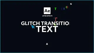 Amazing glitch text effect tutorial in Adobe After Effects