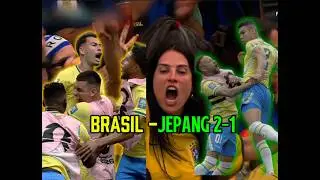 DRAMATIC COMEBACK! Casemiro & Martinelli Beat Japan 2-1 | Brazil vs Japan