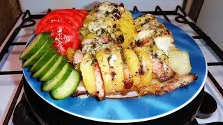Картошка в духовке рецепт пошаговый. Картошка гармошка!