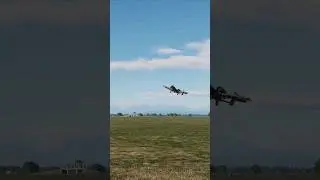 A10 hog tied crash landing in a field #dcs