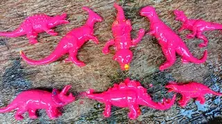 Dinosaurus jurassic world dominion:stegosaurus,saurolophus,angkylosaurus,veliceraptor,triceratops
