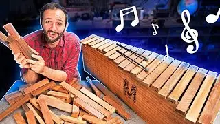 PIANO DE MADEIRA: Fizemos um SUPER XILOFONE!