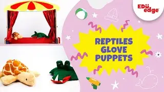 Eduedge - Tortoies & Alligator | Reptiles Glove Puppets | Hand Puppets | kids toys
