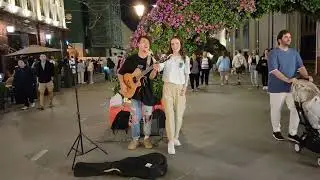 Арсен Шахунц — Девочка, Стоп! -Песню спел - Вах как! молодой музыкант на Никольской улице в 