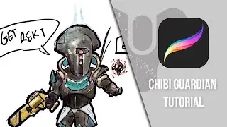 Edify&Co's chibi Warlock Guardian | Destiny 2 Fan Art Tutorial
