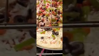 ALDI PIZZA 🍕 Mama Cozzi's Veggie Delight Take n Bake Pizza
