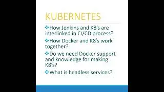 Tech Mahindra Kubernetes Interview Questions for exp 6 to 15 yrs 