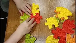 Puzzle Push Pop Fidget Toys 2021 - Funny Pop It Puzzles